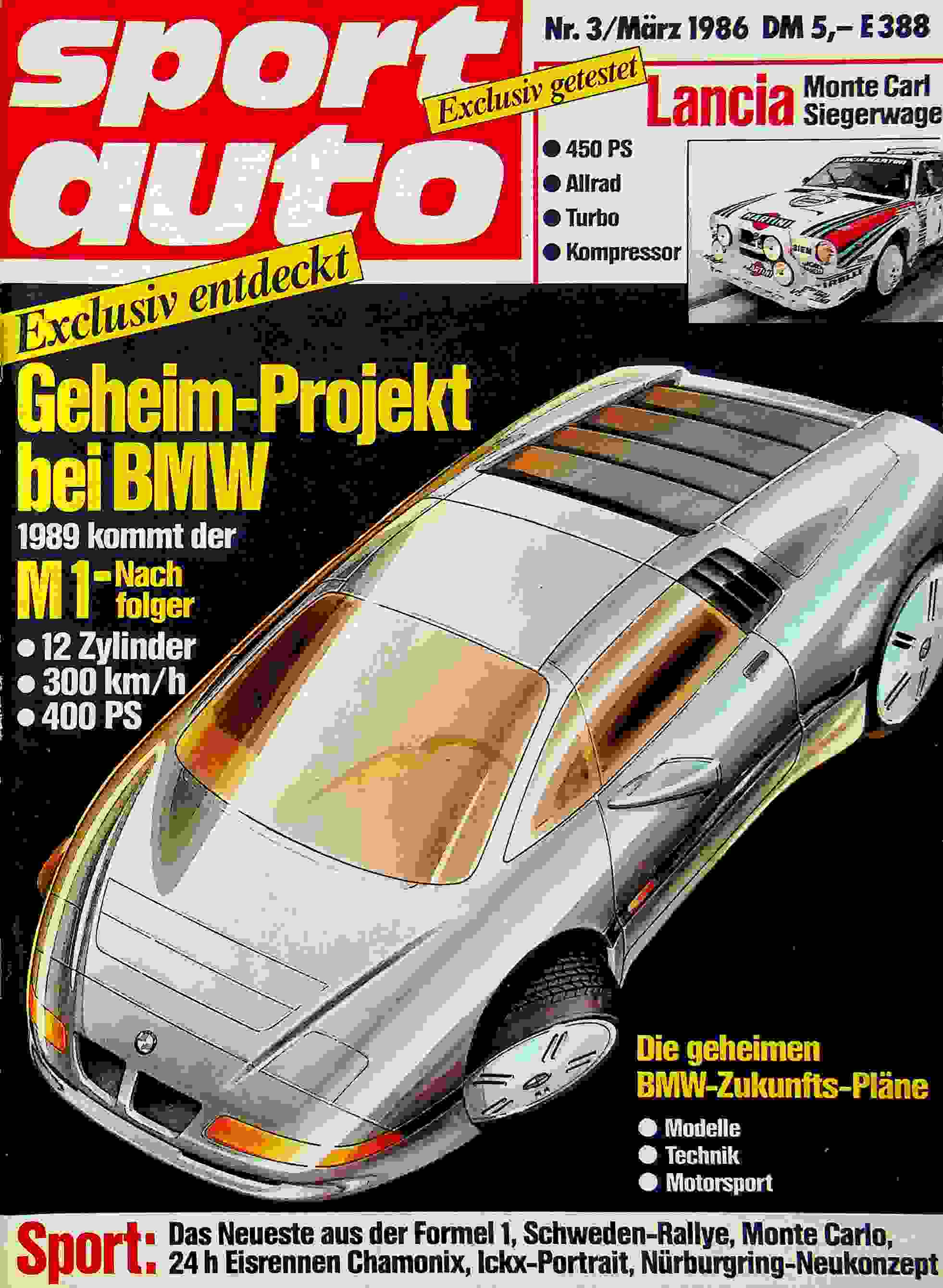 Sport Auto 03/1986